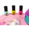 LEAN TOYS Set smalto per unghie con glitter per unghie asciugatore e adesivi
