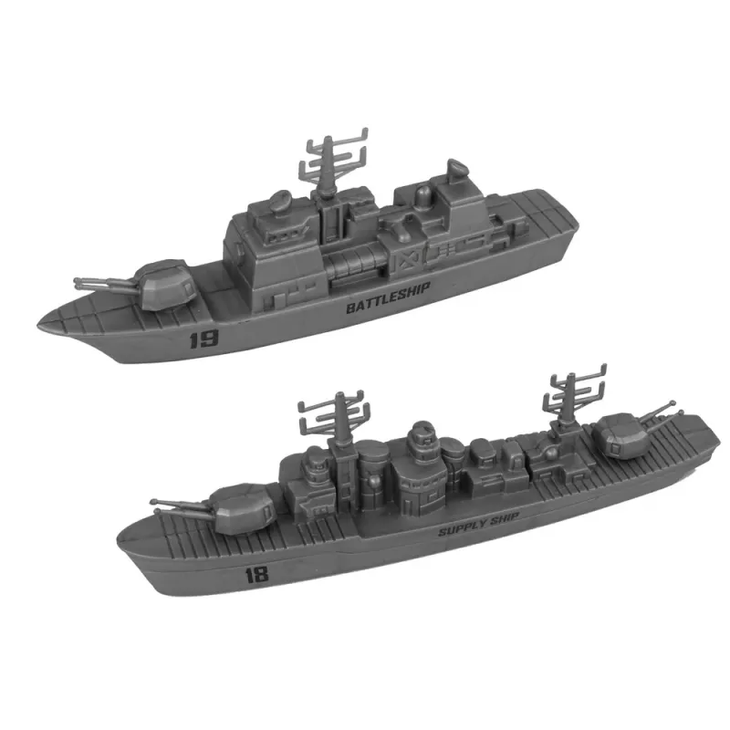 LEAN TOYS Set esercito navale base navale jet bombe