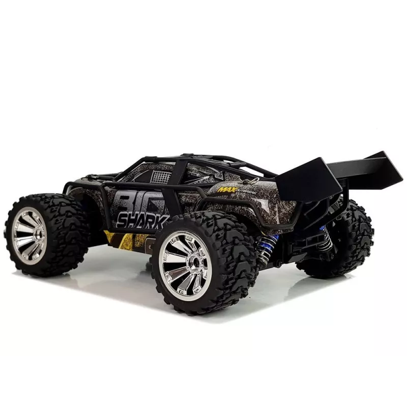 LEAN TOYS Fuoristrada radiocomandato marrone e giallo 2.4G 1:18 35 km/h con controllo di velocità