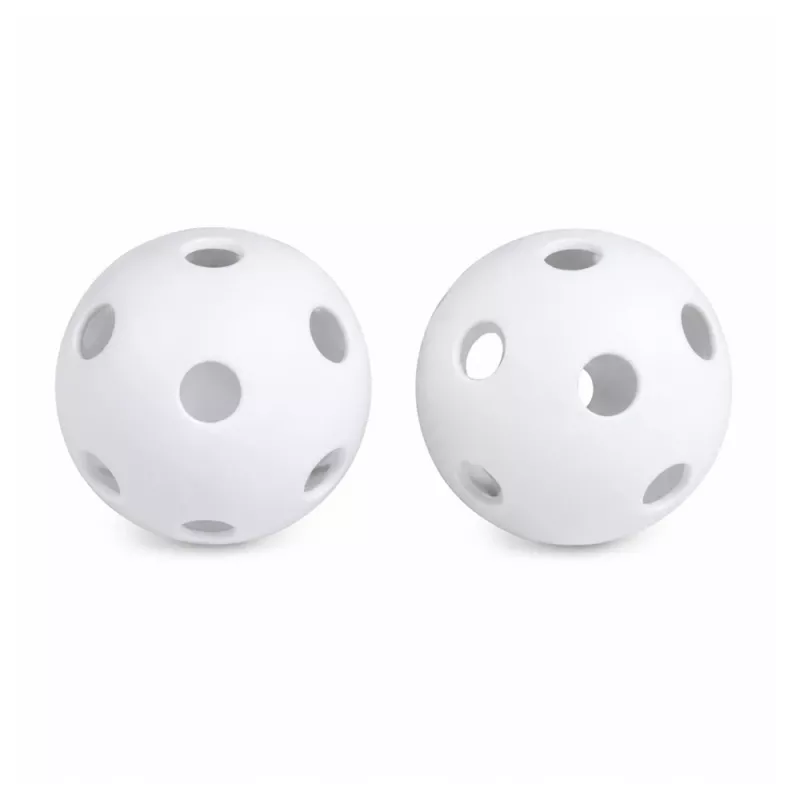LEAN TOYS set racchette pickleball tennis badminton con 2 palline nero e grigio