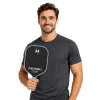 LEAN TOYS set racchette pickleball tennis badminton con 2 palline nero e grigio