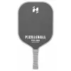 LEAN TOYS set racchette pickleball tennis badminton con 2 palline nero e grigio