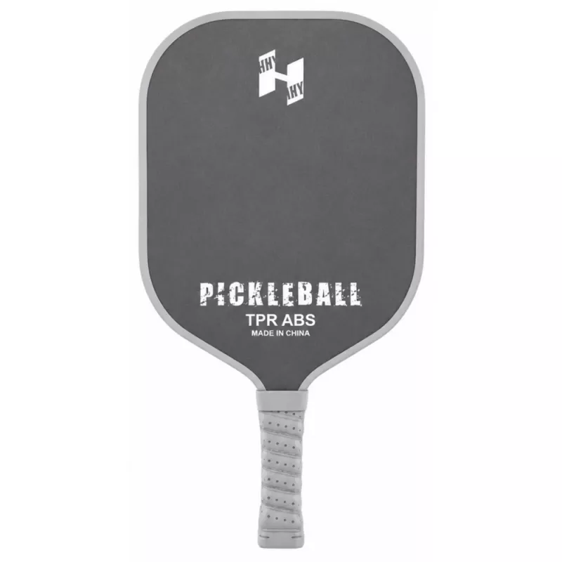 LEAN TOYS set racchette pickleball tennis badminton con 2 palline nero e grigio