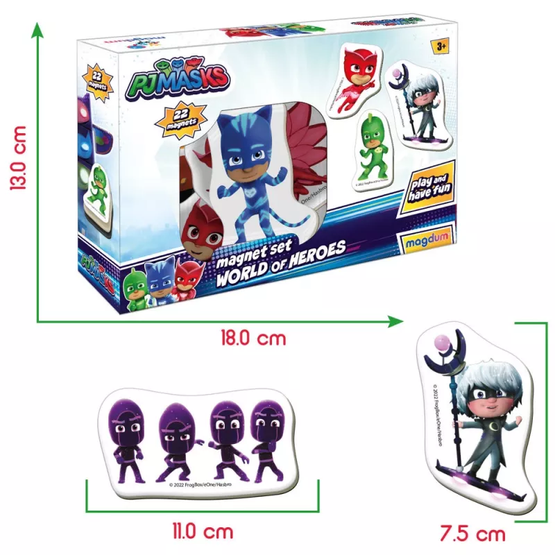 LEAN TOYS PJ Masks set magnetico ME 5031-31