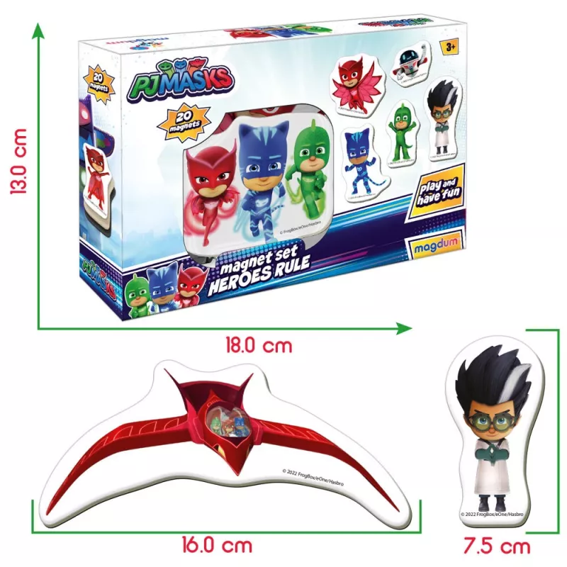 LEAN TOYS PJ Masks set magnetico Pjmasks ME 5031-32