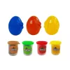 LEAN TOYS Pasta modellabile dinosauri uova stampi 12 pezzi 4 colori