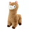LEAN TOYS Alpaca di peluche con pelo morbido beige 28 cm
