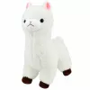 LEAN TOYS alpaca di peluche pelo bianco morbido 28 cm