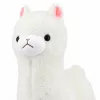 LEAN TOYS alpaca di peluche pelo bianco morbido 28 cm