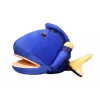 LEAN TOYS Peluche mascotte pesce blu 25 cm