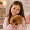 LEAN TOYS Capibara di peluche mascotte animale peluche marrone 16 cm