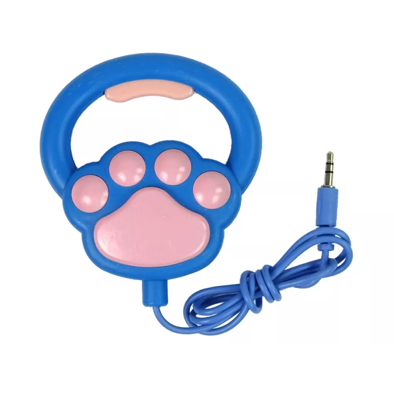 LEAN TOYS Cane di peluche interattivo educativo guinzaglio canzoni passeggiate