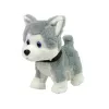 LEAN TOYS Cane di peluche interattivo educativo guinzaglio canzoni passeggiate