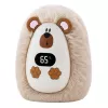 LEAN TOYS Scaldamani peluche riccio ricaricabile beige 45°C / 55°C / 65°C