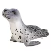 LEAN TOYS Peluche mascotte animale da coccola foca grigio 37 cm