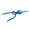 LEAN TOYS mascotte peluche cane con suono, blu 80 cm