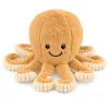 LEAN TOYS Polpo di peluche con tentacoli elastici, beige 50 cm – peluche morbido