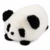 LEAN TOYS Panda di peluche nero e bianco 16 cm