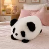 LEAN TOYS Panda di peluche nero e bianco 16 cm