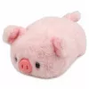 LEAN TOYS Maialino di peluche mascotte peluche morbido rosa 16 cm