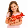 LEAN TOYS peluche granchio grande animale marino 55 cm