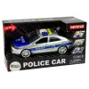 LEAN TOYS auto della polizia 1:14 frizione suoni luci argento