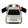 LEAN TOYS auto della polizia 1:14 frizione suoni luci argento