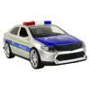 LEAN TOYS auto della polizia 1:14 frizione suoni luci argento