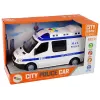 LEAN TOYS Auto della polizia a frizione, suono e luce