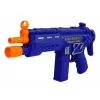 LEAN TOYS set polizia con pistola e distintivo, blu navy, effetti sonori e luminosi, 37 cm