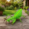 LEAN TOYS Mantide Religiosa Figura in Gomma Deformabile Realistica Verde 18 cm