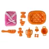 LEAN TOYS Bambola neonata incinta con capelli lunghi e accessori