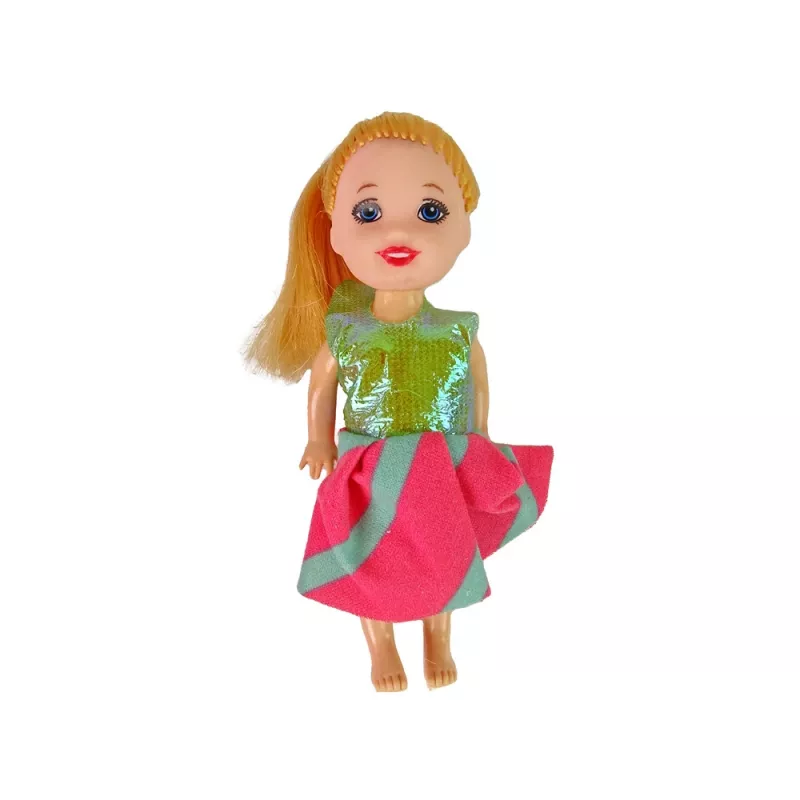 LEAN TOYS Bambola neonata incinta con capelli lunghi e accessori