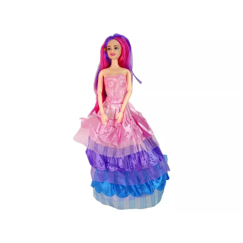 LEAN TOYS bambola principessa con pony bianco e accessori