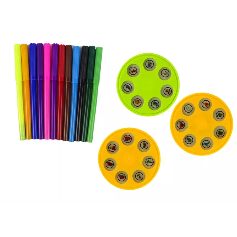 LEAN TOYS Proiettore per imparare a disegnare tavolo proiettore dinosauri