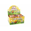 LEAN TOYS pallone in PU con gomma jojo per saltare, 6 cm, arancione