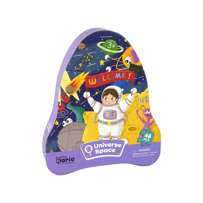 LEAN TOYS Puzzle Spazio Ufo Pianeti 48 pezzi