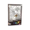 LEAN TOYS puzzle da colorare 500 pezzi pesci oceano