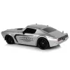LEAN TOYS Auto sportiva R/C 1:18 argento Champion pilota