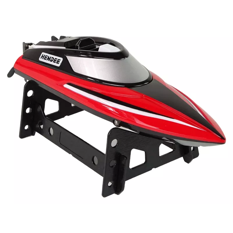 LEAN TOYS Motoscafo radiocomandato R/C 2,4G rosso 20-25 km/h
