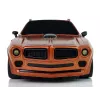 LEAN TOYS Auto sportiva R/C 1:18 marrone Champion pilota