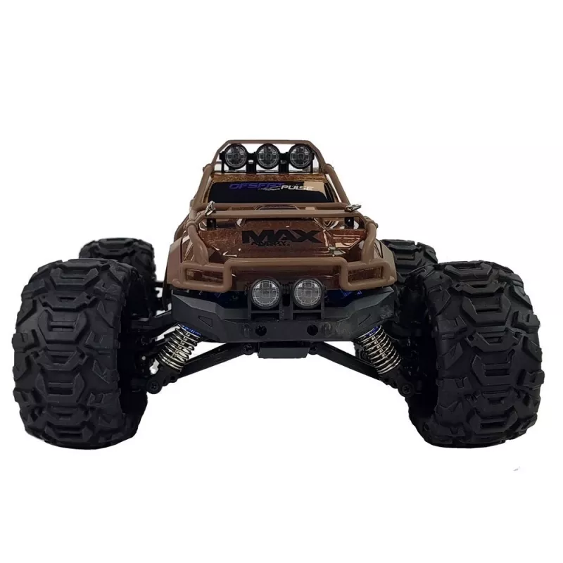 LEAN TOYS Auto da rally radiocomandata marrone 2.4G 1:18 35 km/h con controllo di velocità