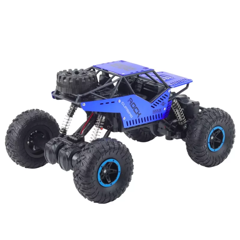 LEAN TOYS Auto RC off-road telecomandata blu 2.4G 1:18