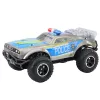 LEAN TOYS RC Off-Road auto della polizia 1:8 argento