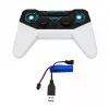LEAN TOYS Camion betoniera RC con telecomando, betoniera mobile e luci 1:14