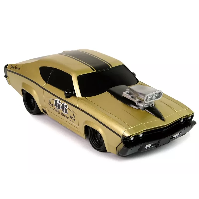 LEAN TOYS Auto sportiva radiocomandata Classic 1:20 oro pilota