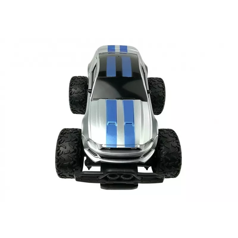 LEAN TOYS auto radiocomandata off-road R/C argento High Wheels