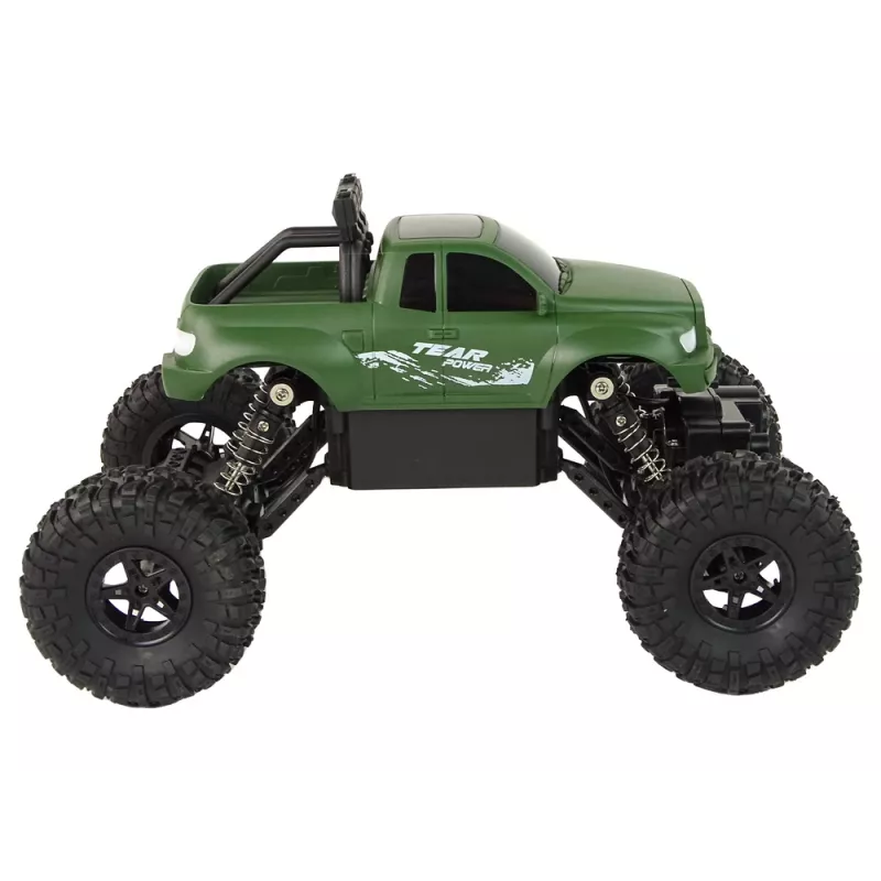 LEAN TOYS Auto radiocomandata R/C 2,4 GHz 1:18 verde