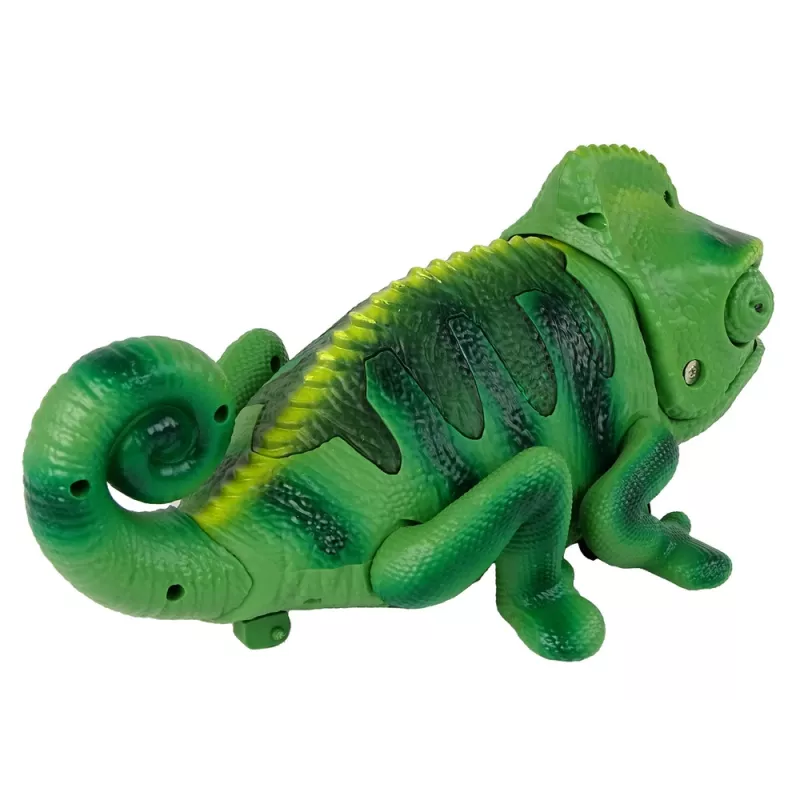 LEAN TOYS Camaleonte radiocomandato luce verde 28 cm