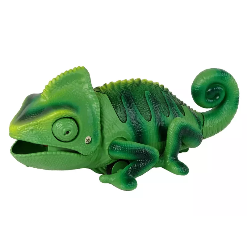 LEAN TOYS Camaleonte radiocomandato luce verde 28 cm